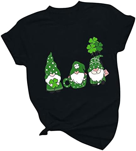 חולצת טריקו של יום פטריק סנט גמרים חולצת גמרים אירית שמרוק גרפיקה גרפית תלתן ירוק שרוול קצר חולצות מזל חולצות