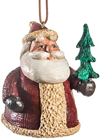 קישוט של סנטה בל עולם ישן קישוטי עץ חג המולד אספנות עיצוב חג עתיק מברט אנדרסו