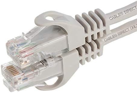 כבלים ישירים באינטרנט ללא תקלות חתול 5א אתרנט רשת תיקון כבל לבן 100 רגליים