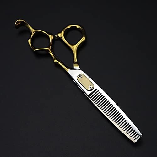 מספריים חיתוך שיער, 6 אינץ 'יפן מקצועית 440C מספריים יוקרתיים מספריים שיער זהב מספריים תספורת תספורת