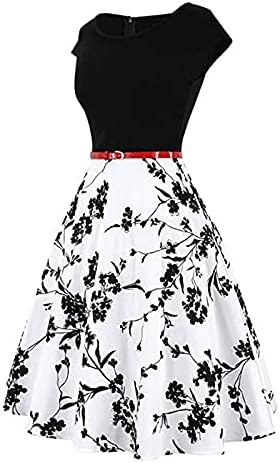 1950 עקרת בית שמלת ערב משובץ הדפסת רשת ארוך שרוול חתונת אורח שמלות סתיו שמלות