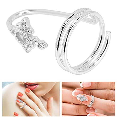 נשים אצבע נייל טבעת, אופנתי אצבע ציפורניים מפרק טבעות, נייל כיסוי טבעת, ציפורן טבעות, אצבע טיפ
