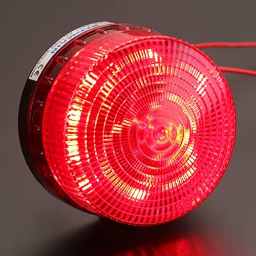 BAOMAIN אות תעשייתי מנורת אזהרה עגול אזהרה אדומה ממצמצת LTE-5061 AC 110V 3W