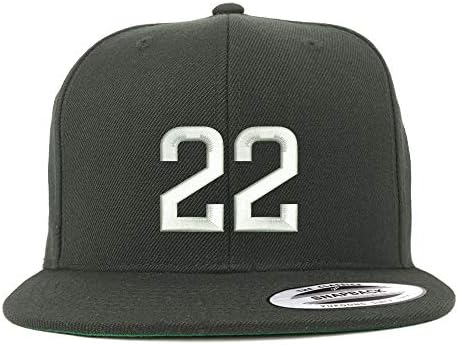 טרנדי הלבשה חנות מספר 22 רקום סנאפבק פלאטביל בייסבול כובע