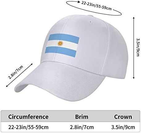 דגל לייצ'ים מתכוונן של כובע בייסבול של ארגנטינה גברים ונשים כובע לשון ברווז מזדמן casquette