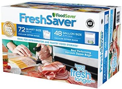 FoodSaver FreshSaver RETIPPER PACK COMBO PACK, 72 גודל ליטר ו -48 ליטר-גודל