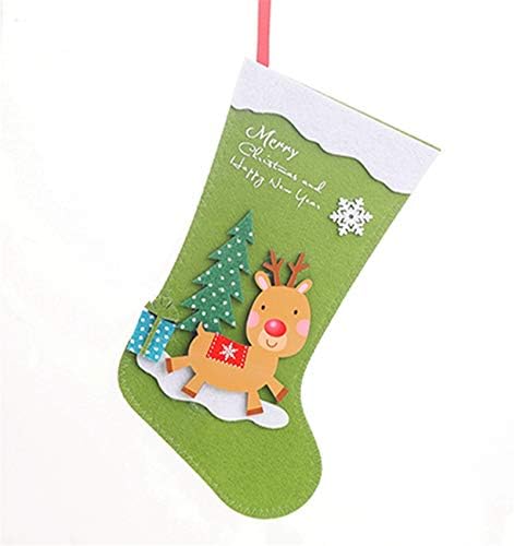 Aoeyezius גרב גרב גרב גרב שקית מתנה לחג המולד תלויים גרביים קנדי ​​כיס סנטה מתנה, פינגווין