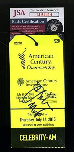 ארנולד פאלמר JSA COA חתום על חתימת כרטיס טורניר לשנת 2015