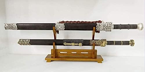 Z צור עיצוב חרב מעמד מחזיק חרב בסיס הרכבה עץ בסיס סמוראי קטאנה וואקיזאשי חרב מחזיק מעמד תצוגת קול קולב