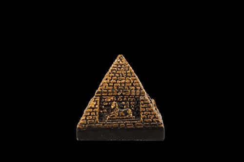 קופסת תכשיט פירמידה וינטג '-סיום ברונזה גימור תכשיטים מצרי עתיקים תכשיטים קופסת תיבה-קופסה-עיצובית.