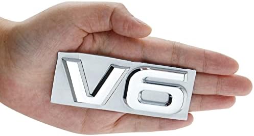 מכונית מדבקה V6 לוגו 3D לוגו ABS סמל תגית מדבקות מדבקות לטקומה