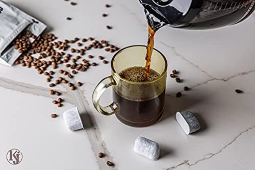 קיי אנד ג ' יי 12-מארז מסנני מים פחם חלופיים תואמים לקוויזינארט למכונות קפה-מתאים לכולם מכונות קפה