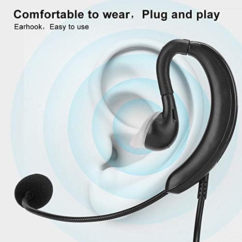 אוזניות, אוזן-וו אוזניות מחשב נייד אבזר, תמיכה אחד-מפתח אילם עם מתכוונן נפח, רעש ביטול פונקציה, עבור גיימרים,