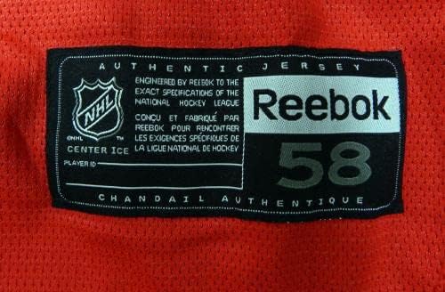משחק ריינג'רס בניו יורק נעשה שימוש באדום תרגול ג'רזי Reebok NHL 58 DP29941 - משחק גופיות NHL משומשות