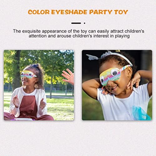 קיסנגל מתנות לתינוקות כיסוי עיניים נייר נייר אור חוסם צלף עין כיסוי עיניים ציוד משחקי מסיבות עיניים
