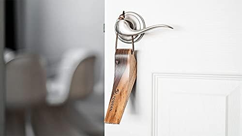 פקק דלת דקורטיבי-עצירה של 3 יחידים סט דלת-טריז דלת עץ-עץ אשור, שיטה כהה, אגוז-ציפוי דלת חמוד מקסים בצורת ציפורים-טלאי