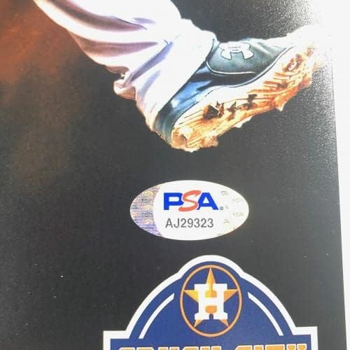 אוון גאטיס חתם על 11x14 Photo PSA/DNA יוסטון אסטרוס חתימה - תמונות MLB עם חתימה