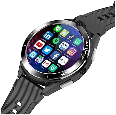 Zuonu 6G RAM 128GB ROM טלפון סלולרי עגול Smartwatch GPS Wifi Smartwatch Android 11 Sim Call 4G שעון חכם