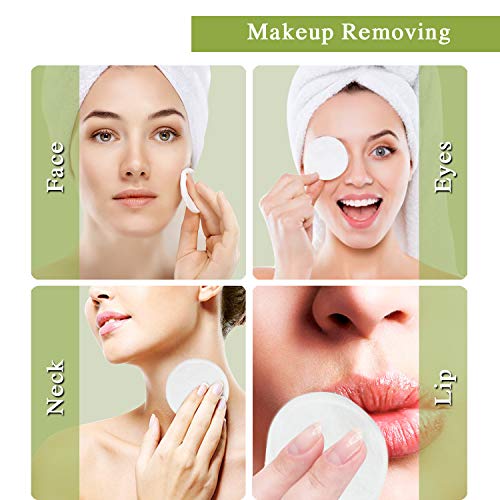 לשימוש חוזר כותנה רפידות פנים חבילה-רחיץ איפור מסיר כביסה תיק לטיפוח העור ניקוי במבוק בד סיבובים פנים מגבונים