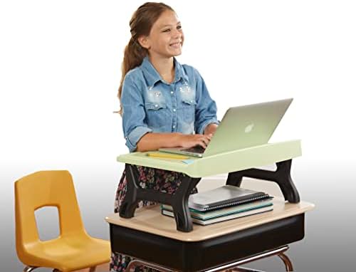 שולחן כתיבה נייד המיועד לכיתות K-5, עובד עם שולחנות עבודה קיימים. מושלם לבית הספר והבית.