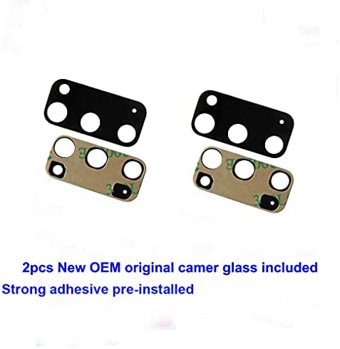 Yuyond 2 pcs OEM מקורי של מצלמה אחורית מקורית החלפת עדשת זכוכית עבור Samsung Glaxy S20 6.2 אינץ