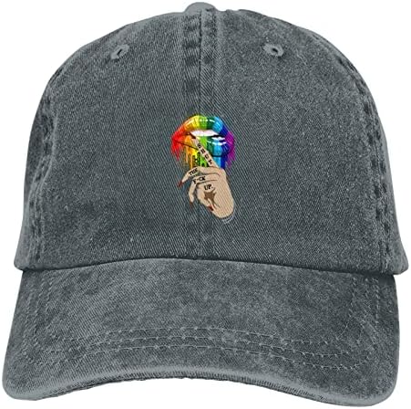 קשת הלהטבים גאווה כובע בייסבול גברים כובעי שמש כובעים מתכווננים לכביסה