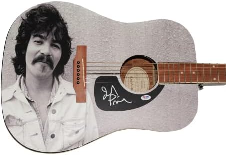 ג 'ון פרין חתם על חתימה בגודל מלא מותאם אישית יחיד במינו גיבסון אפיפון גיטרה אקוסטית 1/1 עם פסא/די.