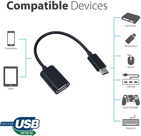 מתאם OTG USB-C 3.0 תואם לפיליפס TAT1235RD/97 שלך לפונקציות מהירות, מאומתות, מרובות שימוש כמו מקלדת, כונני