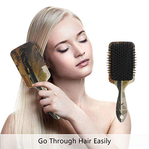 מברשת שיער של כרית אוויר, אלברייט צבעוני פלסטיק, עיסוי טוב מתאים ומברשת שיער מתנתקת אנטי סטטית לשיער יבש ורטוב,