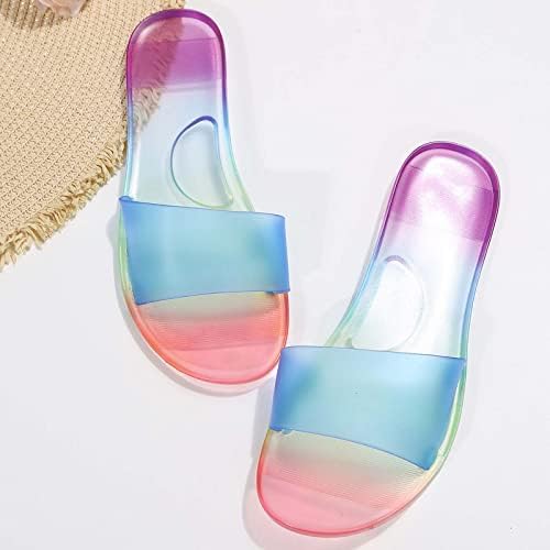 סנדלים שטוחים לנשים חופשת קיץ נעלי בית חוף אופנה קיץ אופנה מקורה וחיצוניות קליפ על כפכפים
