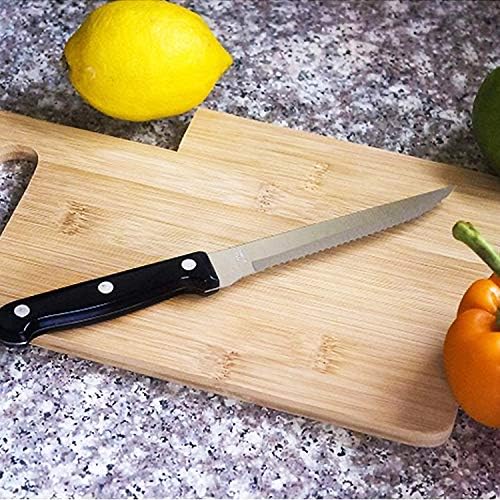 במבוק חיתוך לוח קטן עץ לוח עם ידית לבנות סכין לחתוך גבינת ירקות פירות