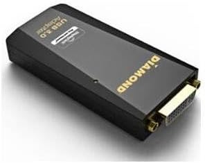 Diamond Multimedia Diamond BVU3500 DL -3500 מתאם גרפי - USB 3.0 - 2560 x 1600 - DVI