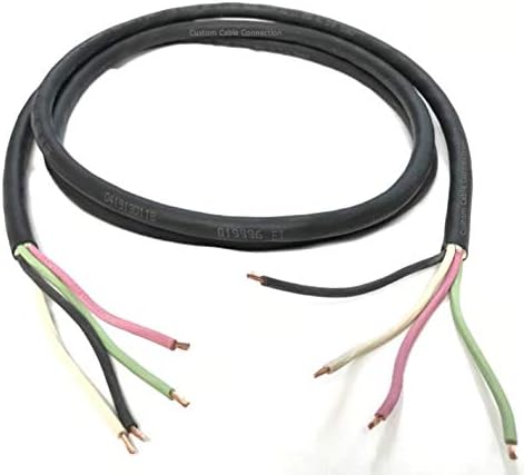 חיבור כבלים מותאם אישית 100 רגל - SJOOW 16 AWG 4 מוליך 300 וולט כבל חשמל נייד - גליל 100 רגל בתיק