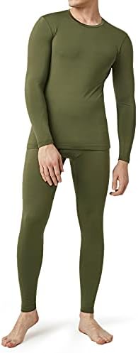 תחתונים תרמיים של לגברים של לאפסה סט פליס רך מרופד ג'ונס ארוך אור/אמצע/כבד משקל בסיס שכבה למעלה