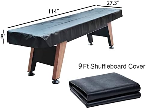 Ydds כיסוי שולחן שולחן עמיד למים לשולחן הדשדוש טבלה 9ft או 12ft מכסה ריהוט עור כבד