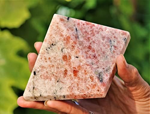 אבן גביש טבעית מלוטשת אבן גביש ריפוי אבן מטאפיזית מגולפת מדיטציה פירמידה