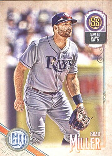 2018 Topps Gypsy Queen 44 Brad Miller Tampa Bay Ray