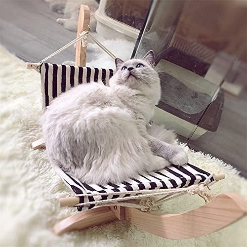 מוסיט לחיות מחמד מחצלת עמיד עץ חתולי מיטת התאסף חתולי בית מפנק ערסל לחתולים תליית נדנדה עריסת כסא מחצלת