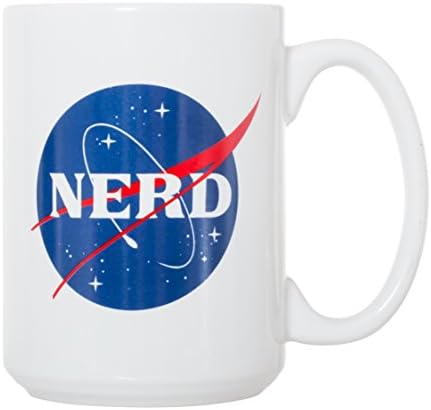 חנון / נאס א-מדע חלל מצחיק גדול 15 עוז דו צדדי קפה תה ספל