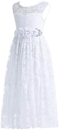 פרח בנות חתונה קרסול אורך צרוף חזרה שמלת פעוט שושבינה המפלגה בוהמי מקסי תחרה שמלות