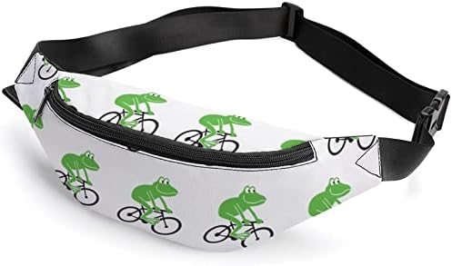 רכיבה על אופני צפרדע המותניים המותניים חבילות לגברים לנשים חגורת ספורט תיק קרוס גוף הדפס