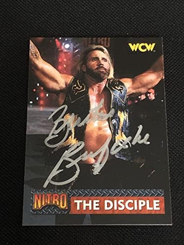 עוגת בקר של ברוטוס התלמיד 1999 Topps WCW/NWO ניטרו חתום כרטיס חתימה - תמונות היאבקות חתימה