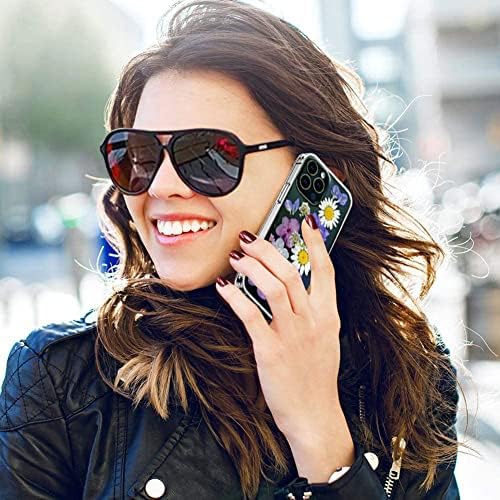 Abbery מיועד לאייפון 13 Pro Max Comproce Chloce Case, חמוד Bling Glitter Sparkle ברור עם עיצוב סיליקון רך TPU