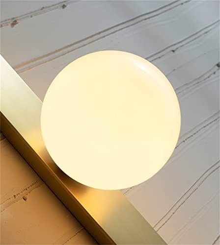 מנורת קיר זכוכית כדור זהב מקורה תאורת פמוט מסדרון מעבר אולם חדר שינה מטבח עגול אורות