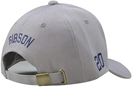 כושי ליגת בייסבול כובעי גברים 20 ג ' וש גיבסון אבא כובע מתכוונן בייסבול כובעי נשים חיצוני מקורה