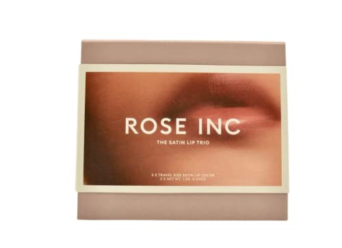 רוז מיני סאטן שפתיים צבע עשיר למילוי חוזר שפתון חג מתנת סט:: פיוטי, חידתי, ומפתה