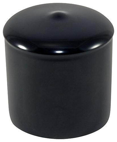 Caplugs 99390327 כובע פלסטיק עם אוגנים. VCF-1250-24, ויניל, מזהה כובע 1.250 אורך 1.500, שחור