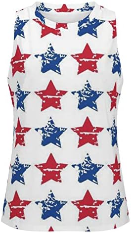 גופייה לנשים, דגל אמריקאי לנשים גופיות טנקים 4 ביולי חולצת טי קיץ חוף חמוד טיז גרפי חמוד חולצה ללא חולצה