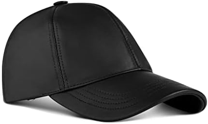 עור אמיתי בייסבול כובע חיצוני ספורט כובע