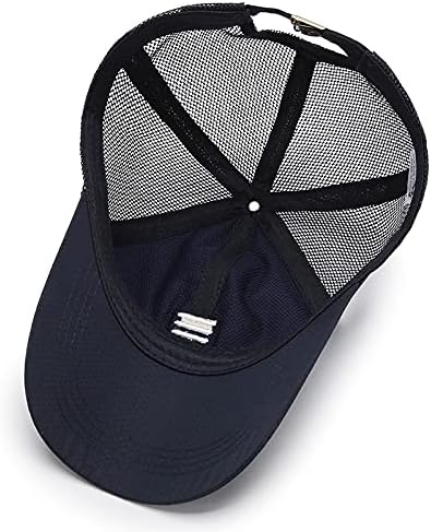 כובע נהג משאית מתכת מתכוונן אמריקאי דגל אבזם בייסבול כובע רשת כובע עבור חיצוני ספורט כובעי עבור